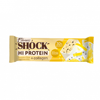 Батончик HI Protein "Лимон-Чиа" FitnesShock